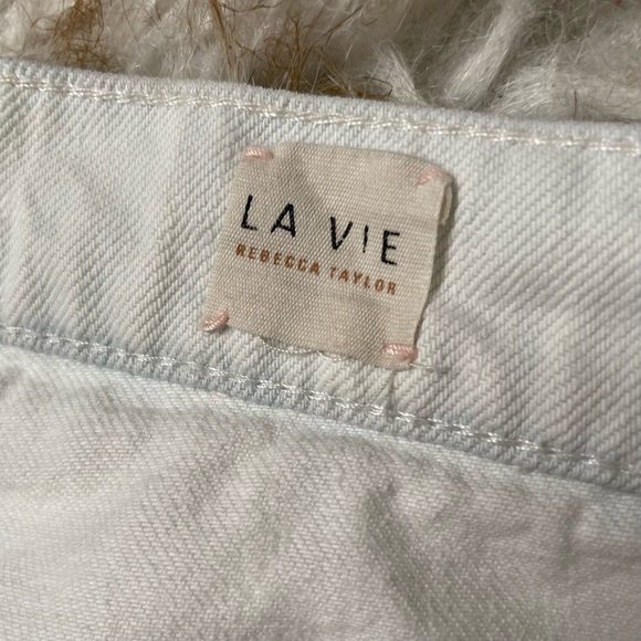 La Vie Rebecca Taylor whitewash button fly crop - Picture 4 of 9